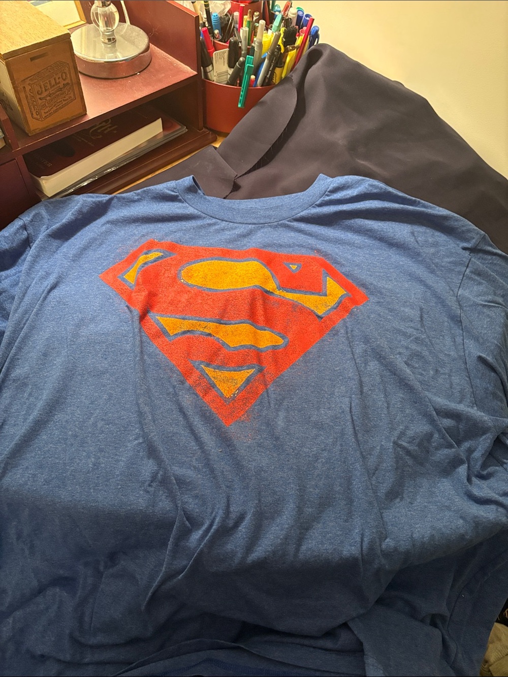 Superman Logo Blue Graphic Tee